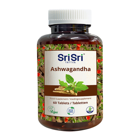 Ashwagandha-Tabletten | Indiase Ginseng | Met Puur Ashwagandha Poeder | Premie | veganistisch | 60 Tabletten