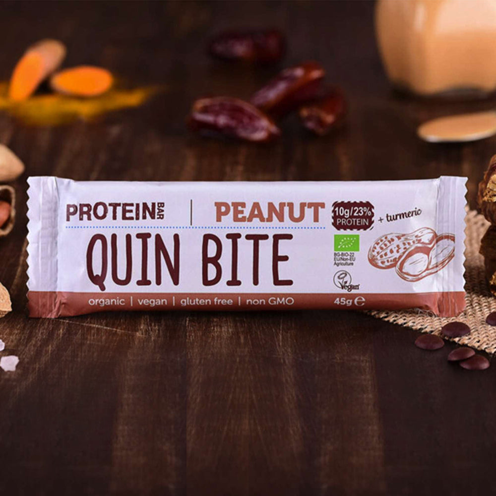 Quin Bite Bio Protein Riegel - Erdnuss