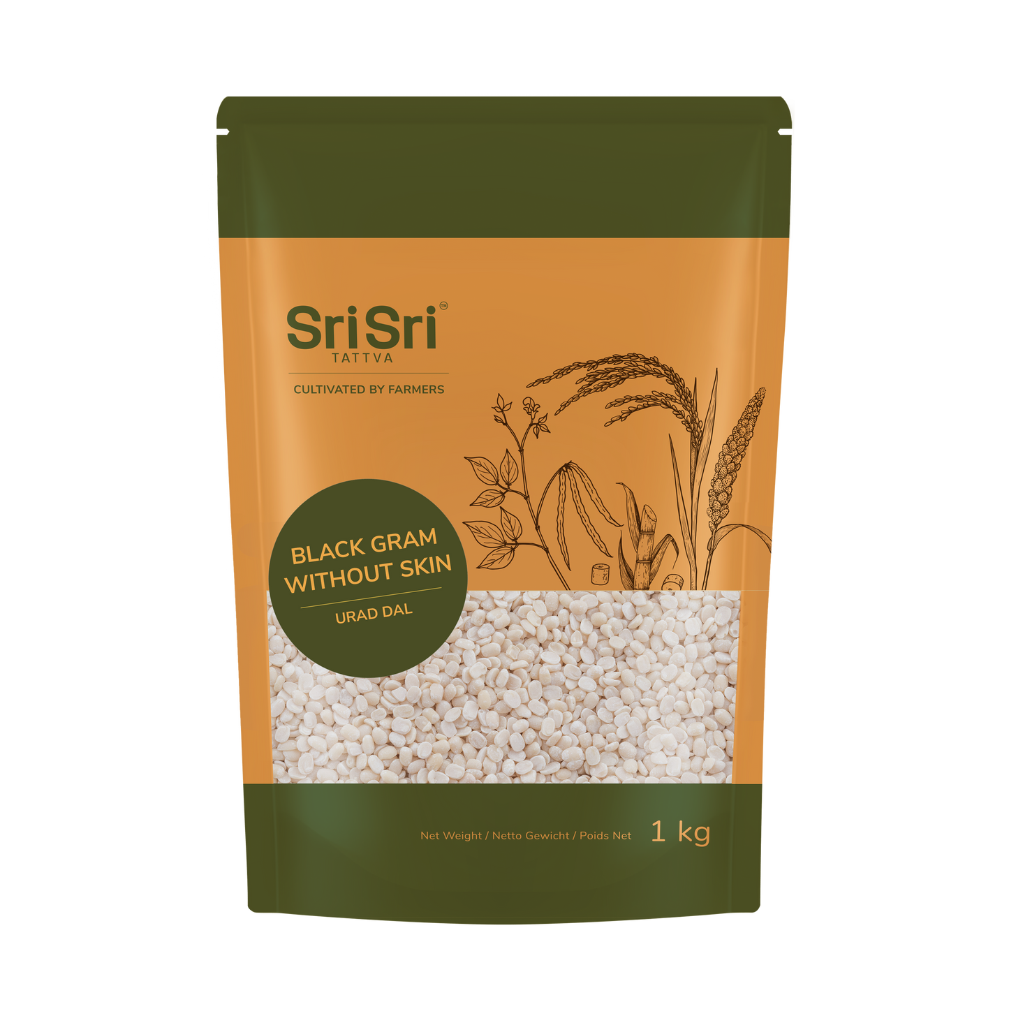 Urad Dal (Black gram without skin) 1kg