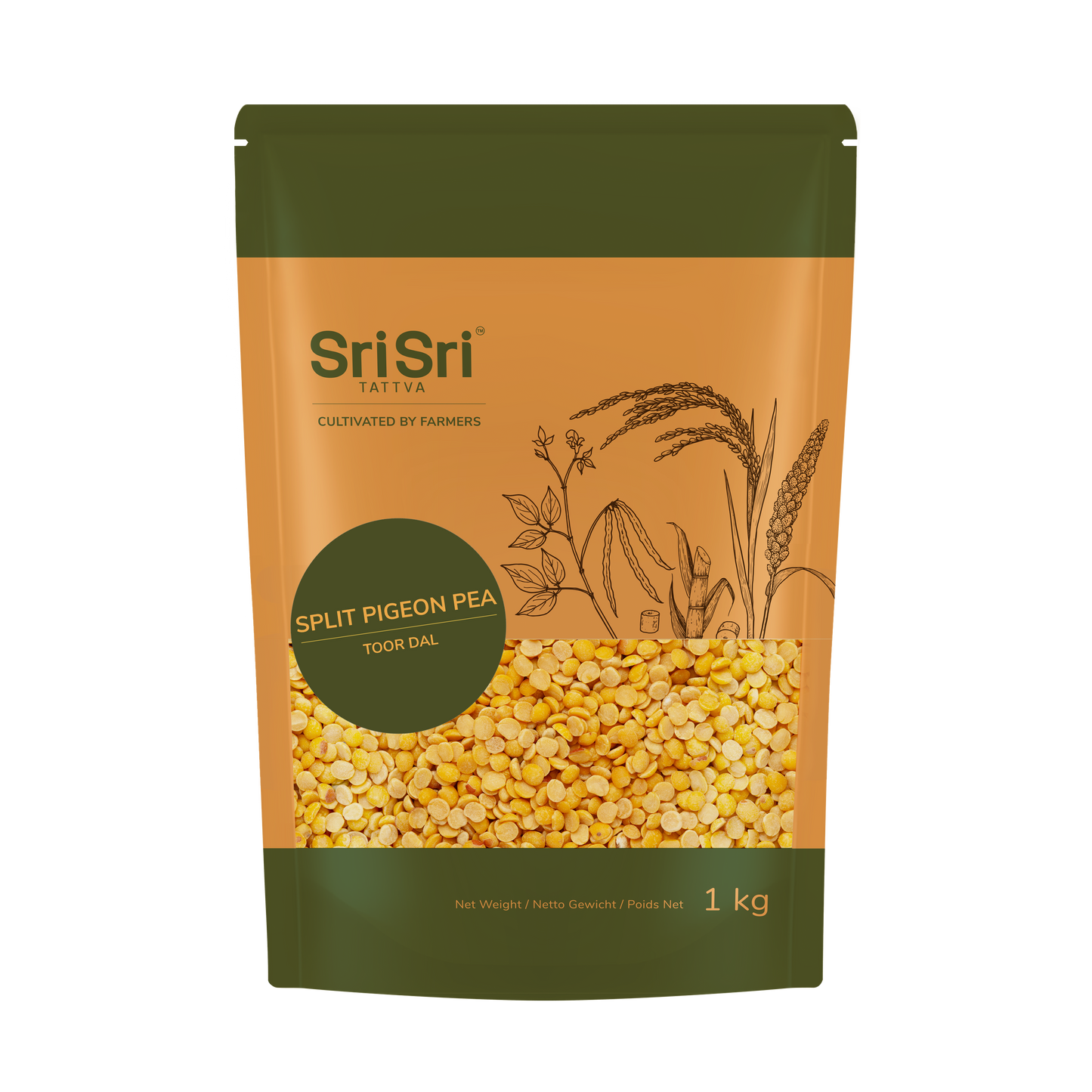 Split Pigeon Peas (Toor Dal) 1kg