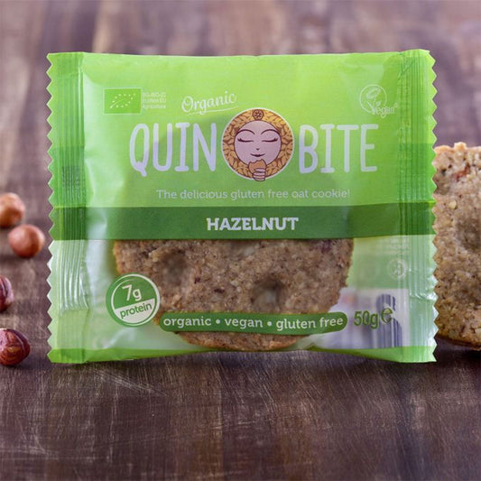 Quin Bite Bio-Haselnuss-Kekse