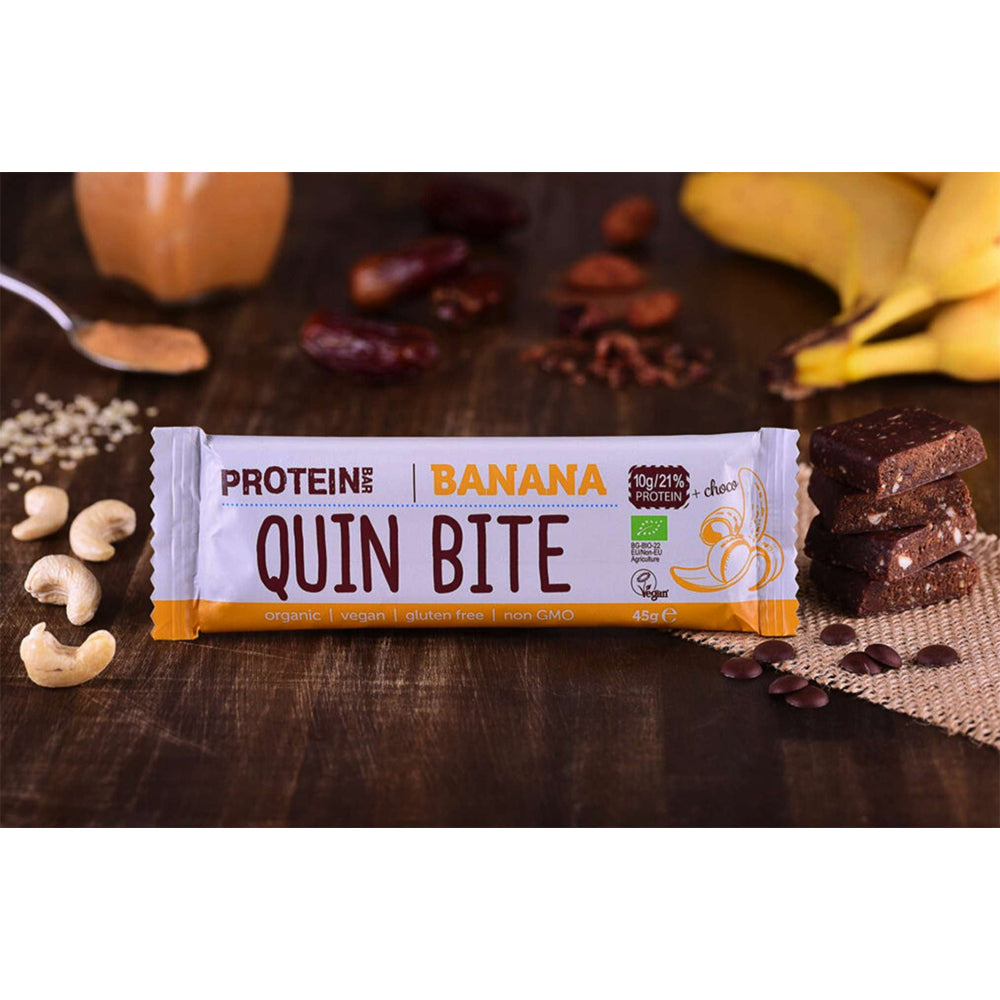 Quin Bite Bio Protein Riegel - Schoko-Banane