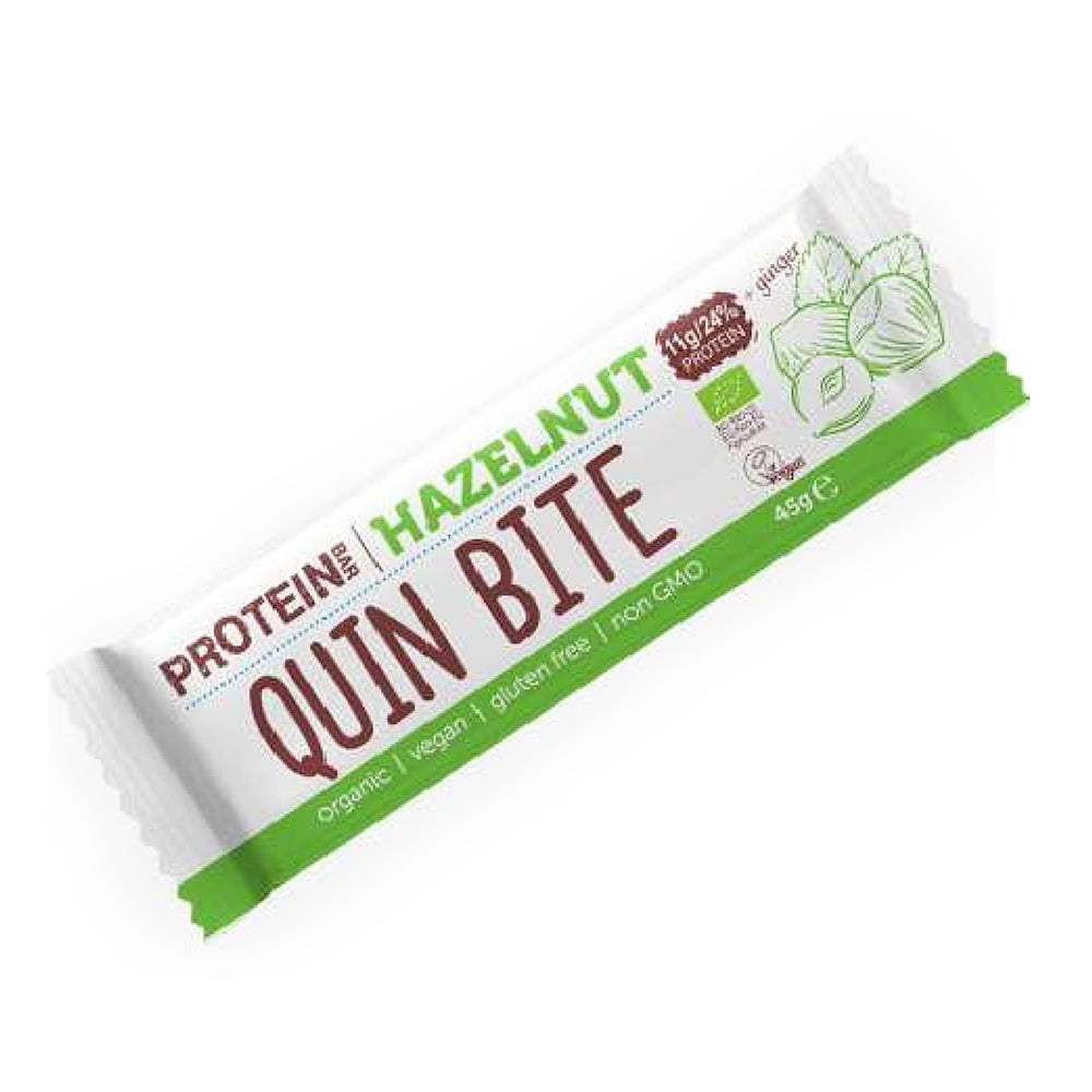 Quin Bite Bio Protein Riegel - Haselnuss