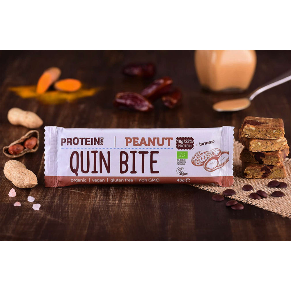 Quin Bite Bio Protein Riegel - Erdnuss