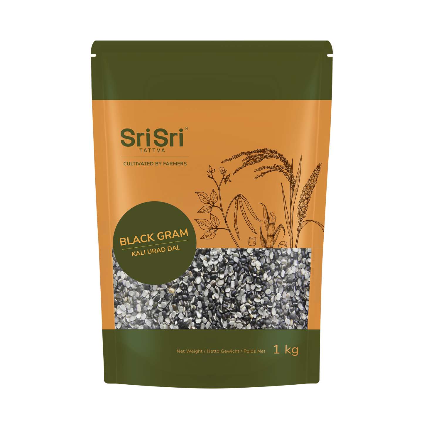 Urad Dal With Skin (Black Gram) 1kg