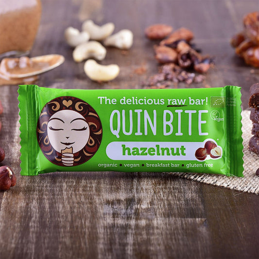 Quin Bite Bio Hazelnoot Bars