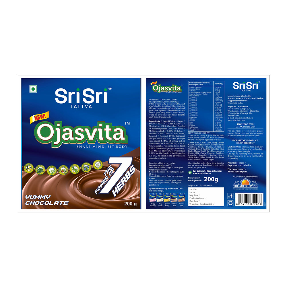 Ojasvita Schokolade | 200g | Pulvergetränk