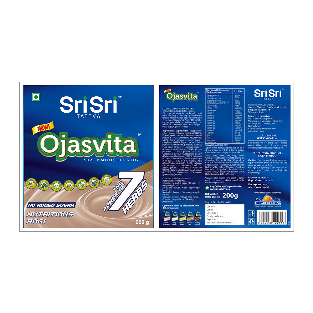 Ojasvita Ragi | 7 ayurvedische kruiden | 200 gram