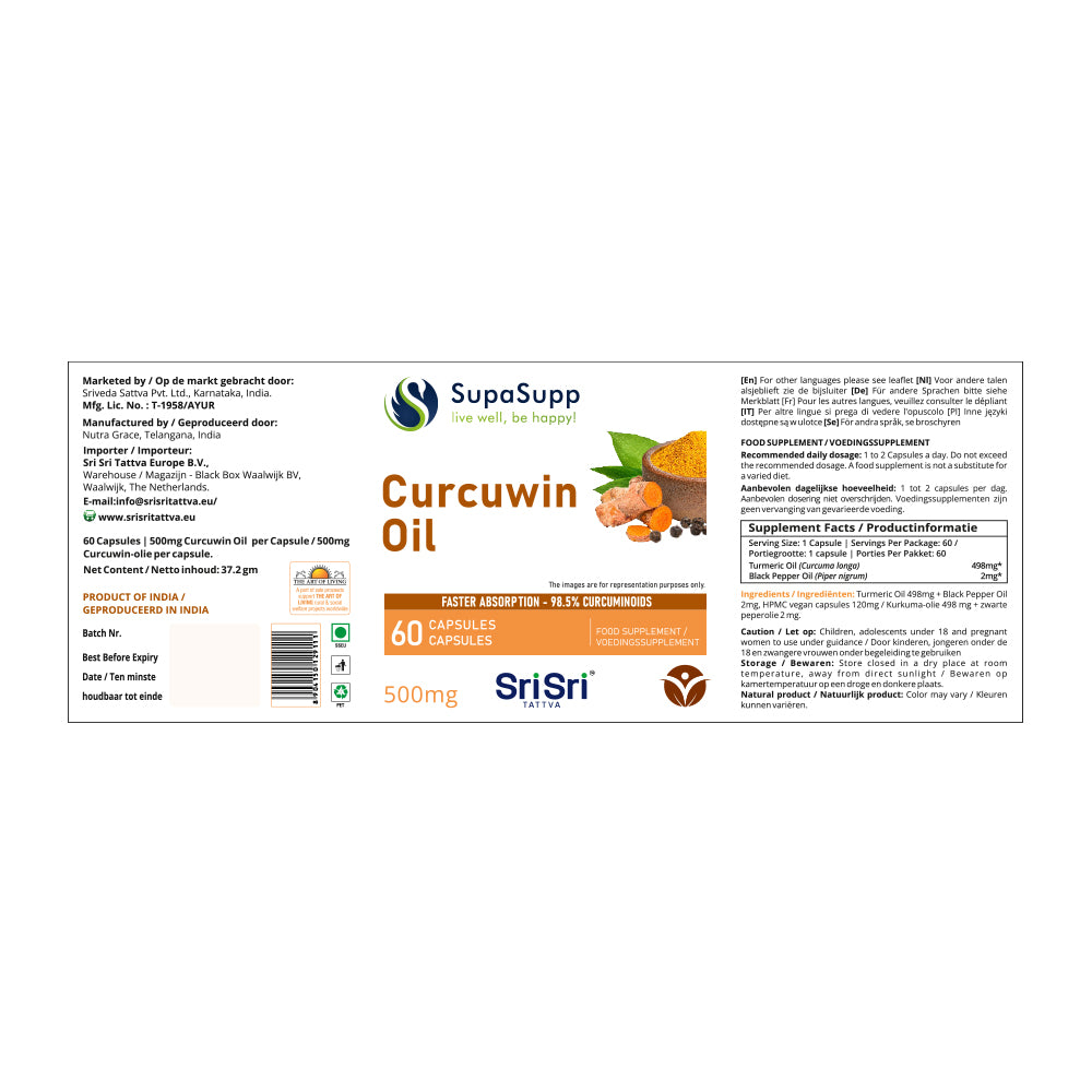 Curcuwin - Quick Action Bioperine Oil