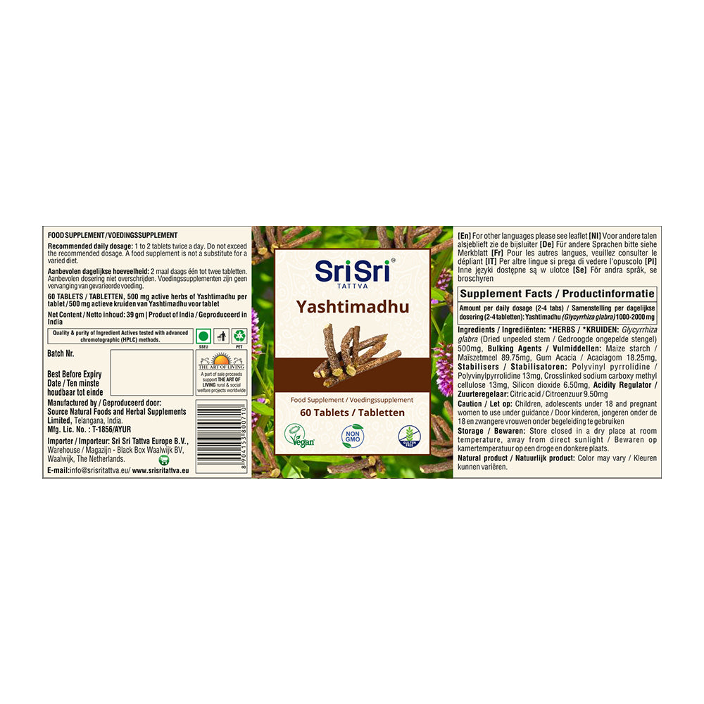 Yashtimadhu Tablets | 60 Tablets