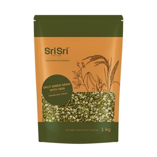 Split Green Moong Dal with Skin (Green Gram Chilka) 1kg