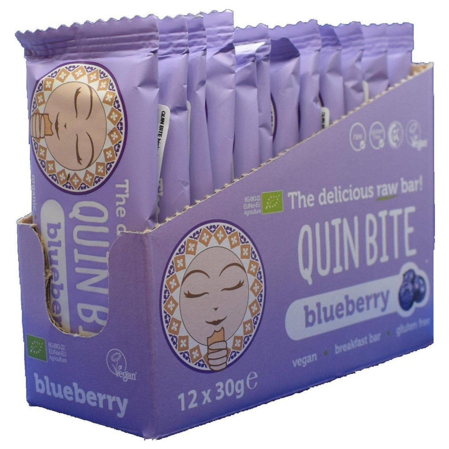 Quin Bite Bio Blueberry | Raw Bar