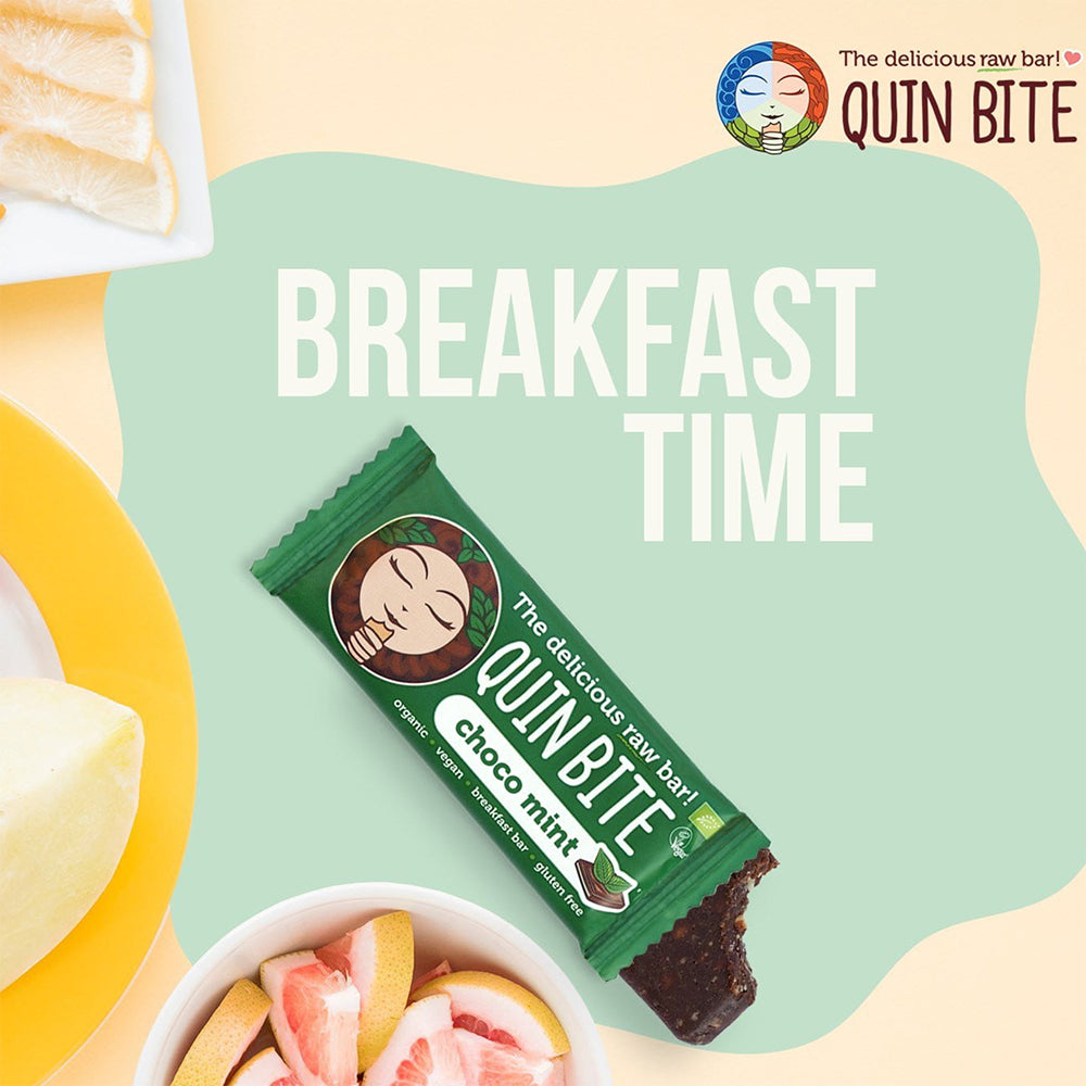 Quin Bite Bio Choco Munt | Rauwe repen