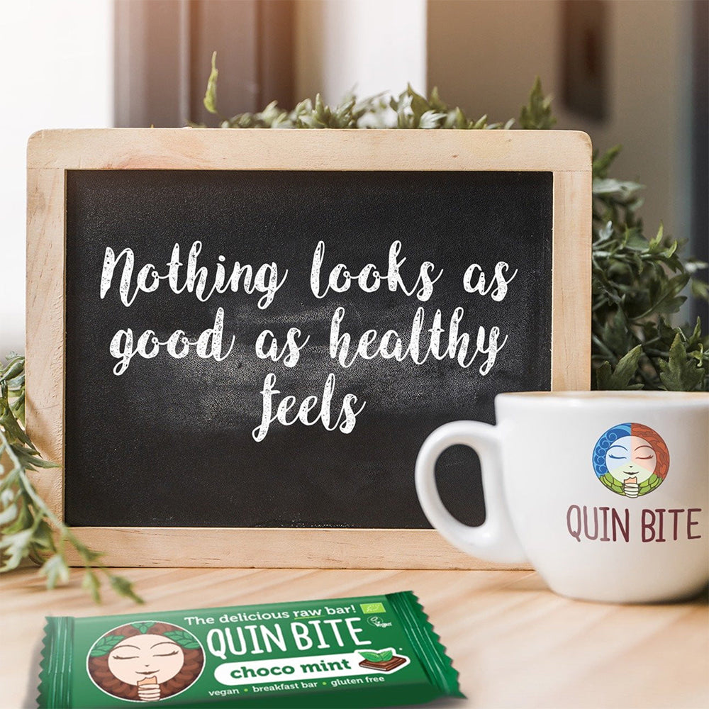 Quin Bite Bio Choco Munt | Rauwe repen