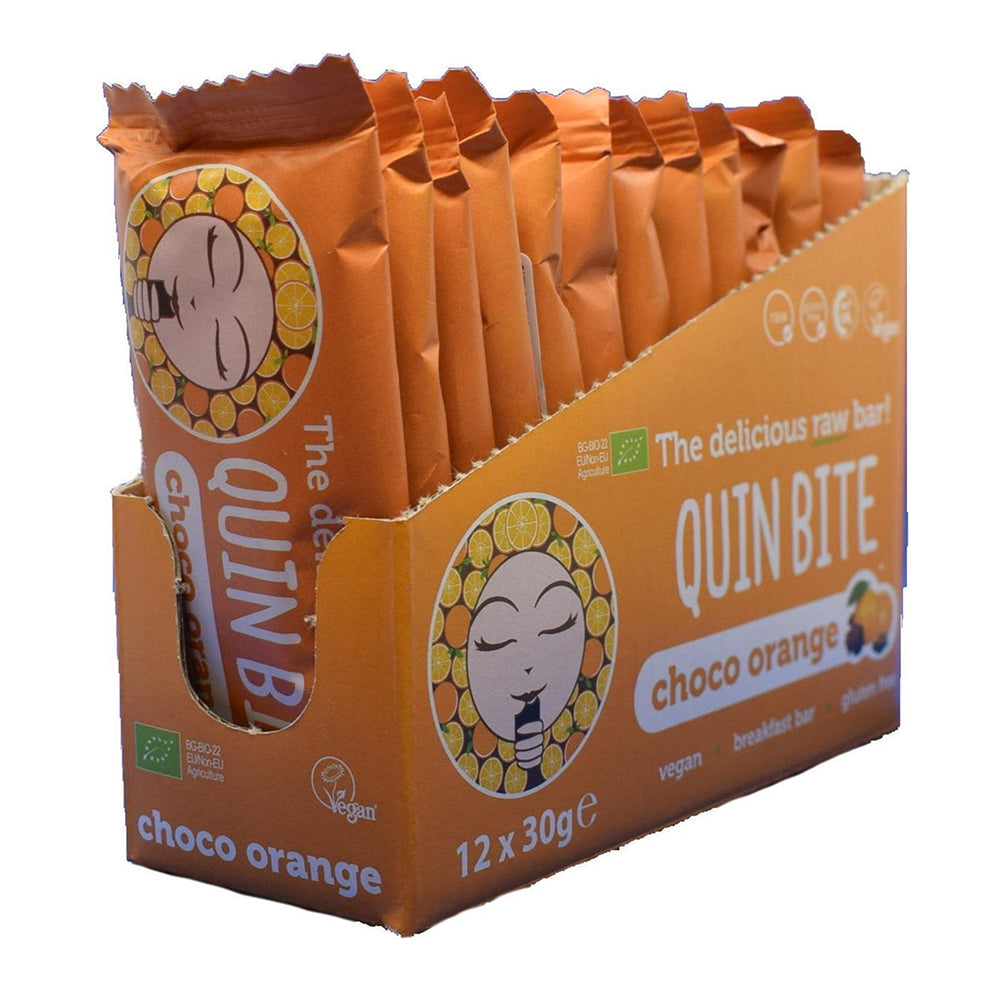 Quin Bite Bio Choco Orange | Raw Bars