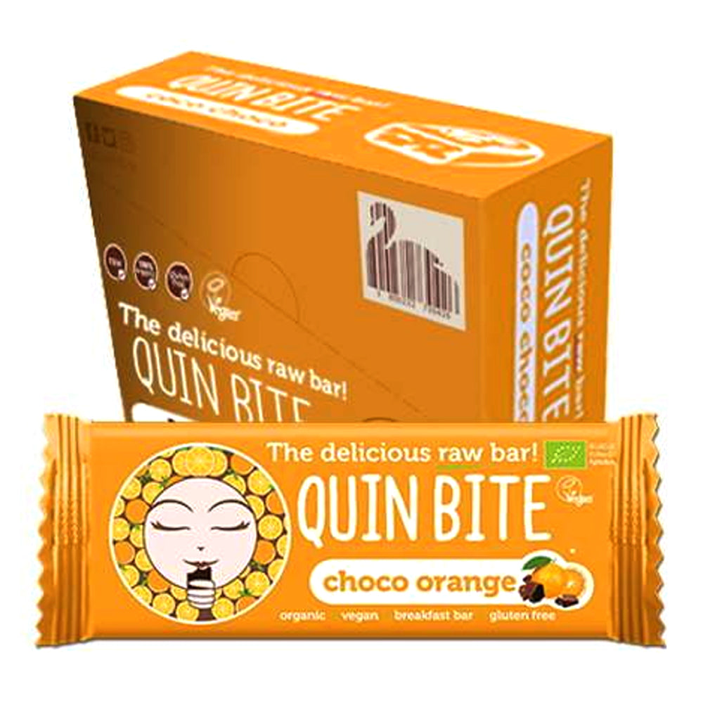 Quin Bite Bio Choco Orange | Rohe Riegel