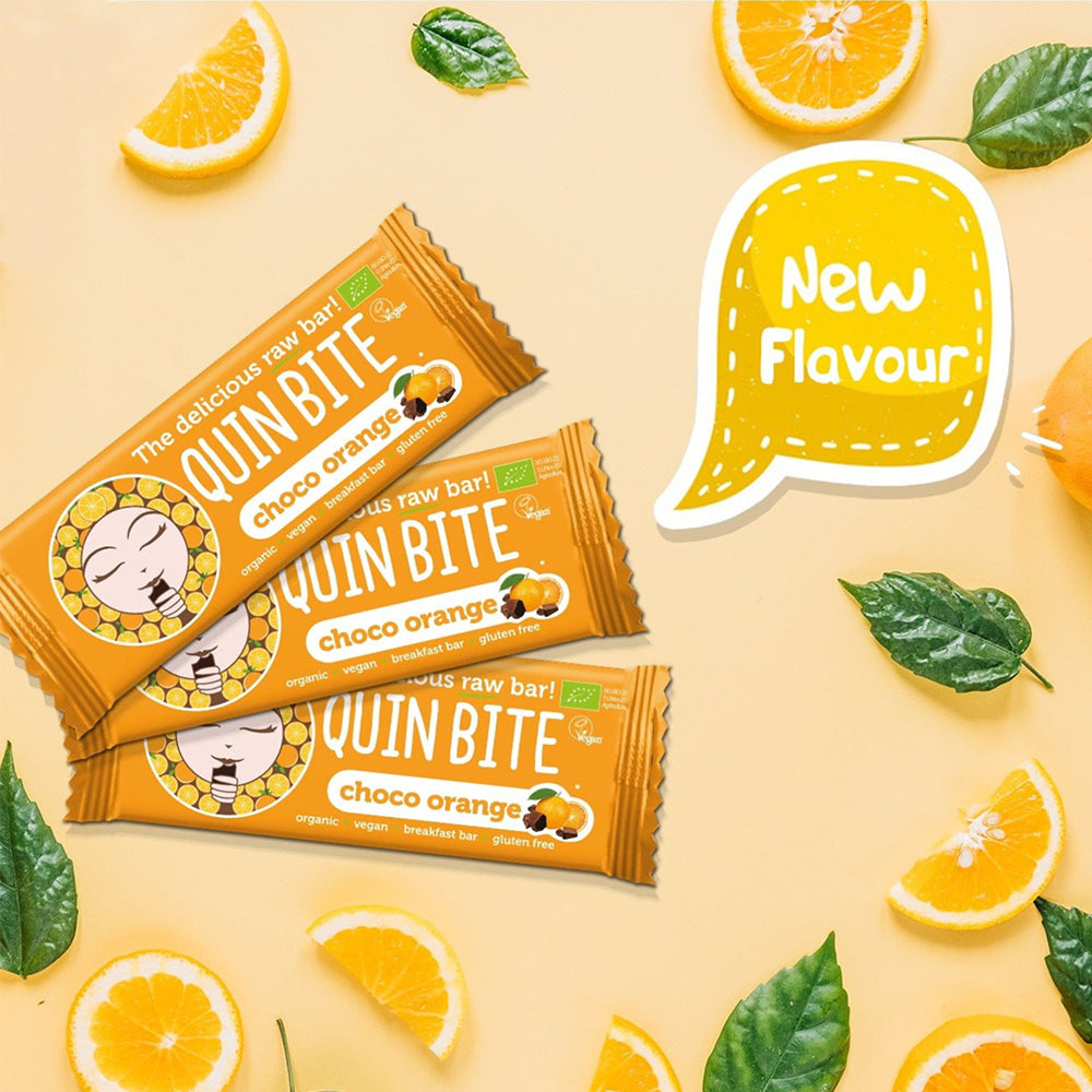 Quin Bite Bio Choco Orange | Raw Bars