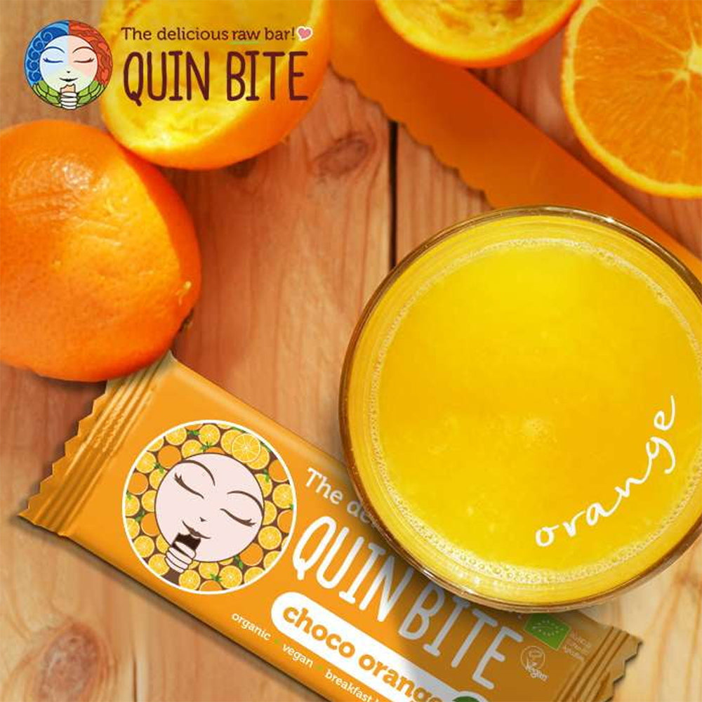 Quin Bite Bio Choco Orange | Rohe Riegel