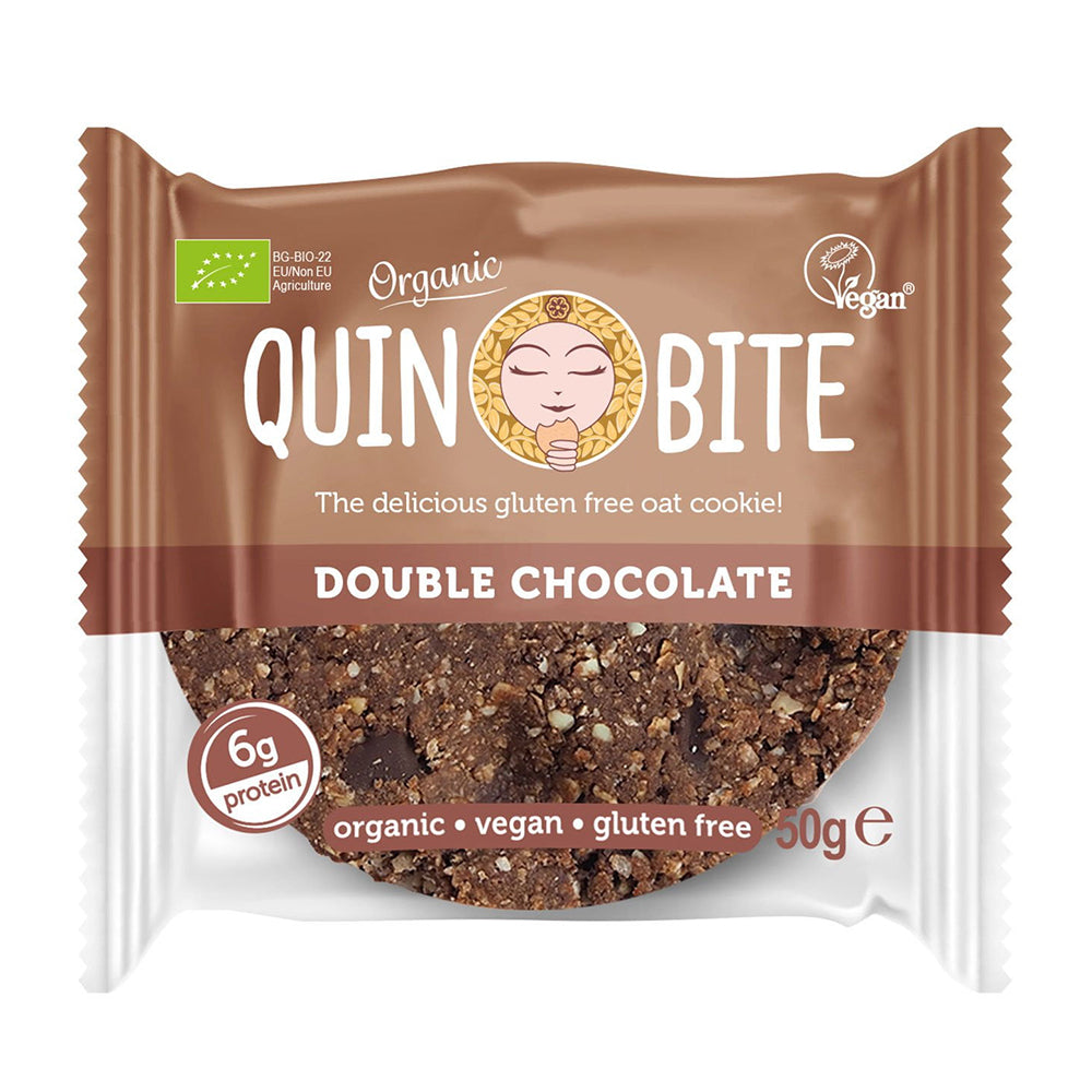 Quin Bite Bio Dubbele Chocolade Koekjes