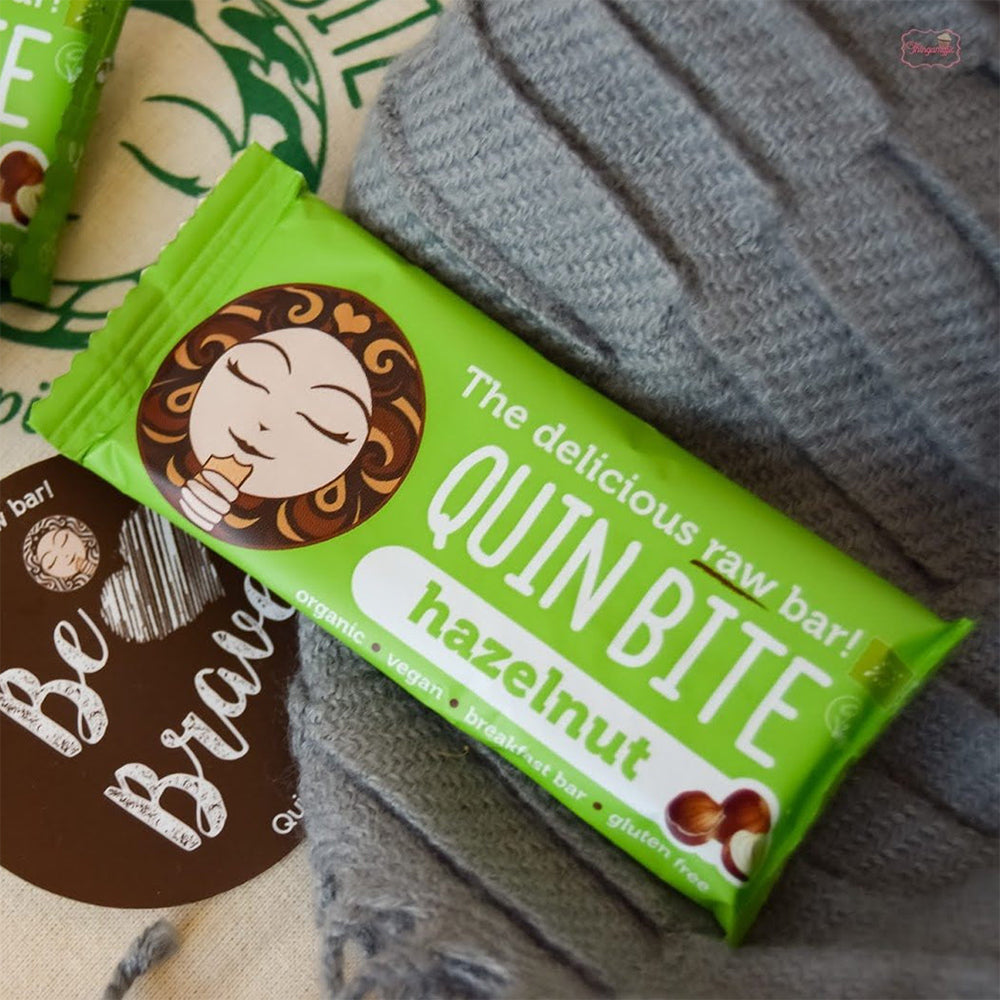 Quin Bite Bio Hazelnut | Raw Bars