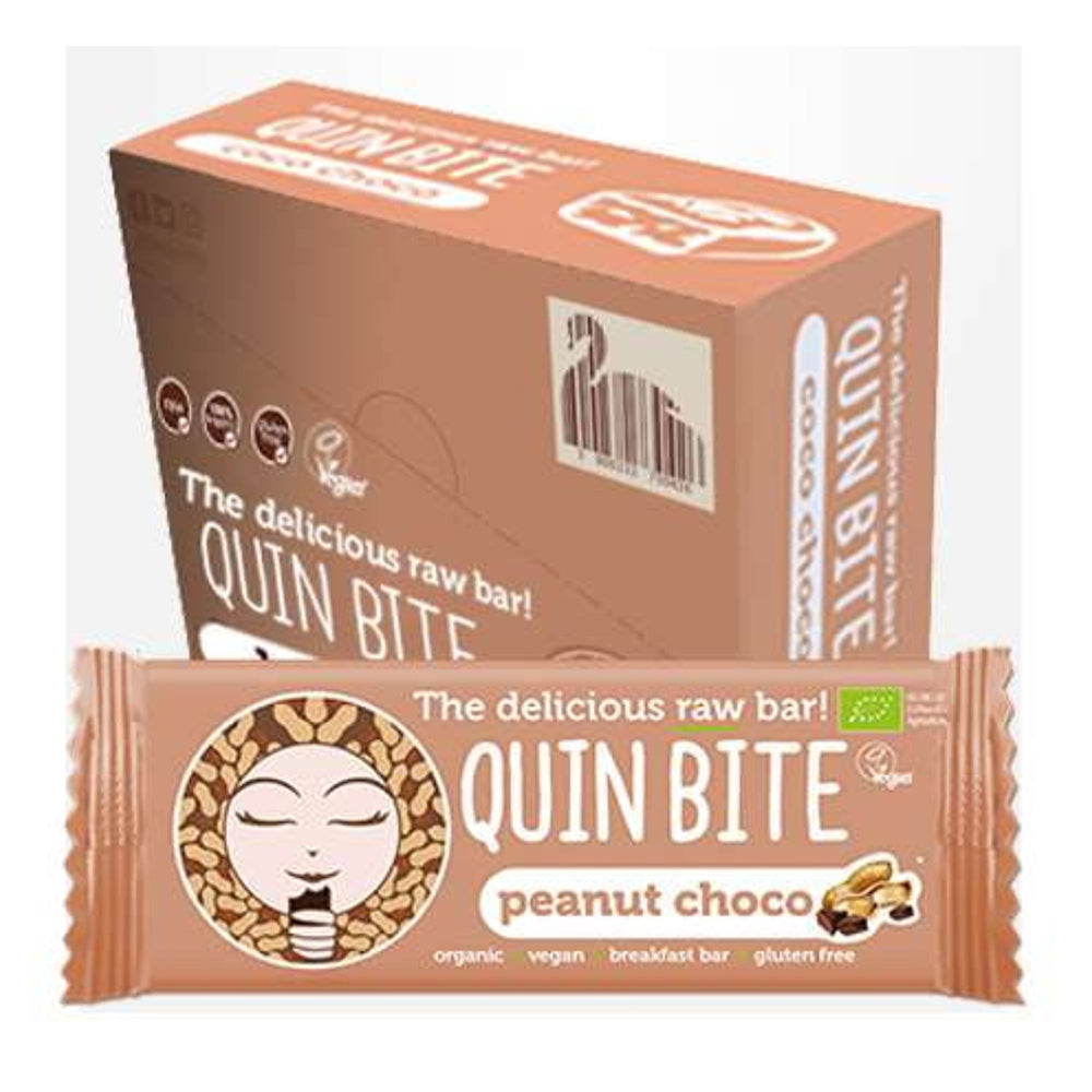 Quin Bite Bio Pinda Choco | Rauwe repen