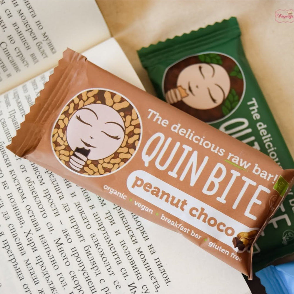 Quin Bite Bio Peanut Choco | Raw Bars