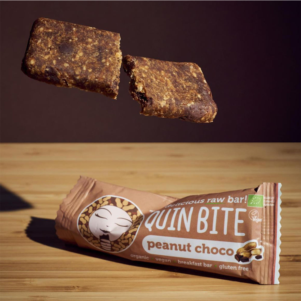 Quin Bite Bio Peanut Choco | Raw Bars