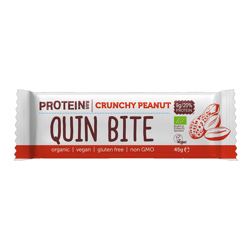 Quin Bite Bio-Proteinriegel - Knusprige Erdnuss