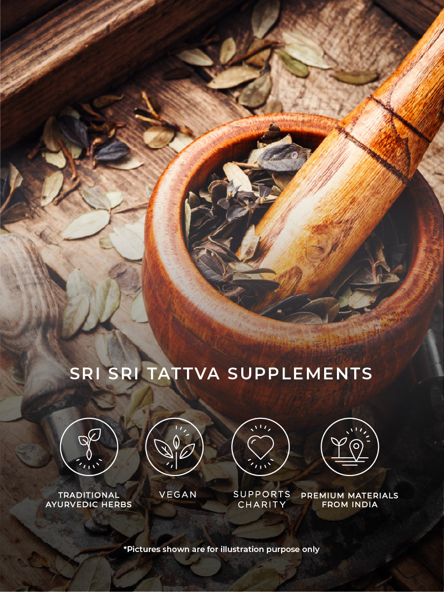 Poster of the benefits of Sri Sri Tattva's Arka ajamoda